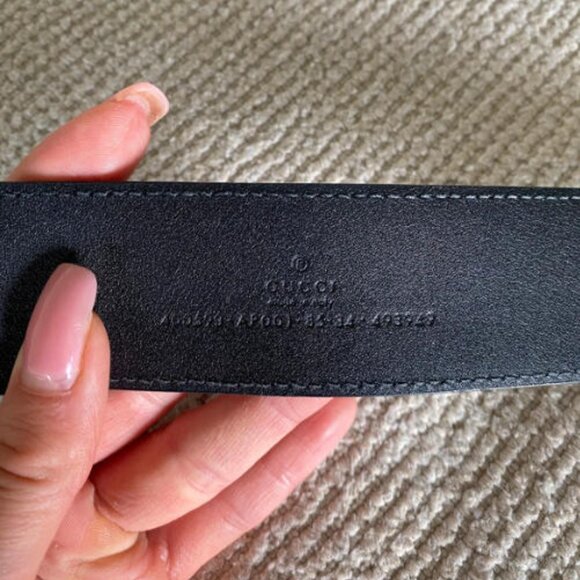 Gucci Leather Belt - Size 80cm, With Original Box - Picture 4 of 6